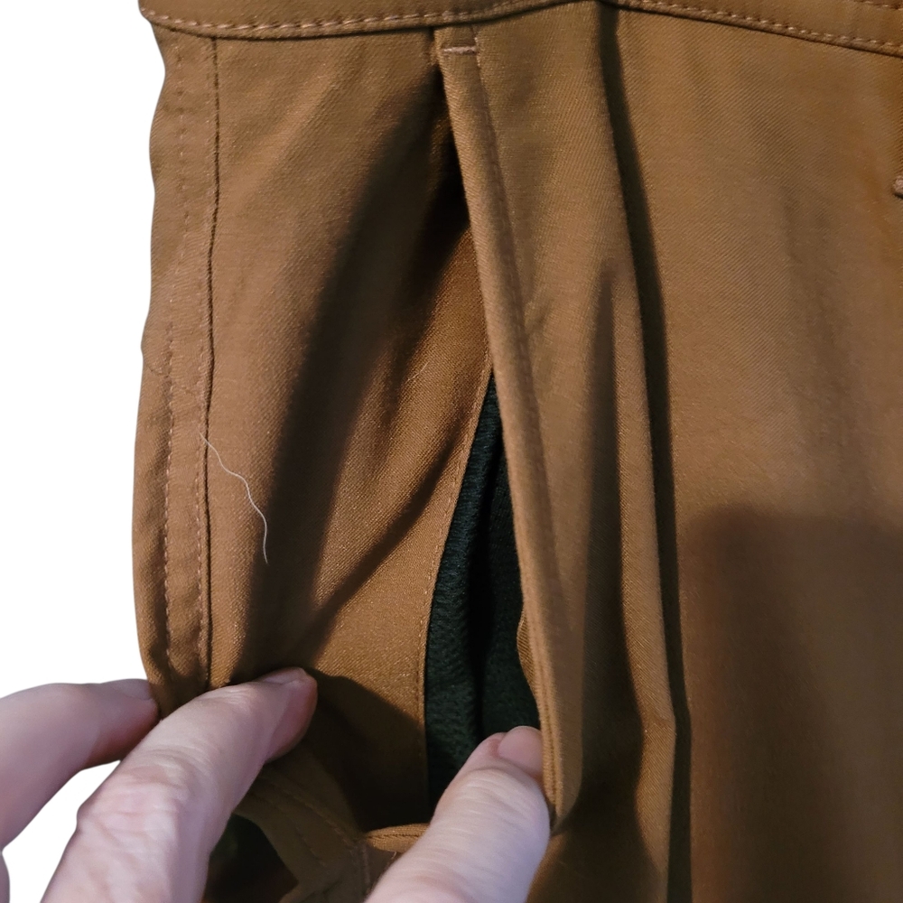 Prana mens slim fit atypical 5 pocket brown pants - 35 X 32. L89 - Picture 2 of 9